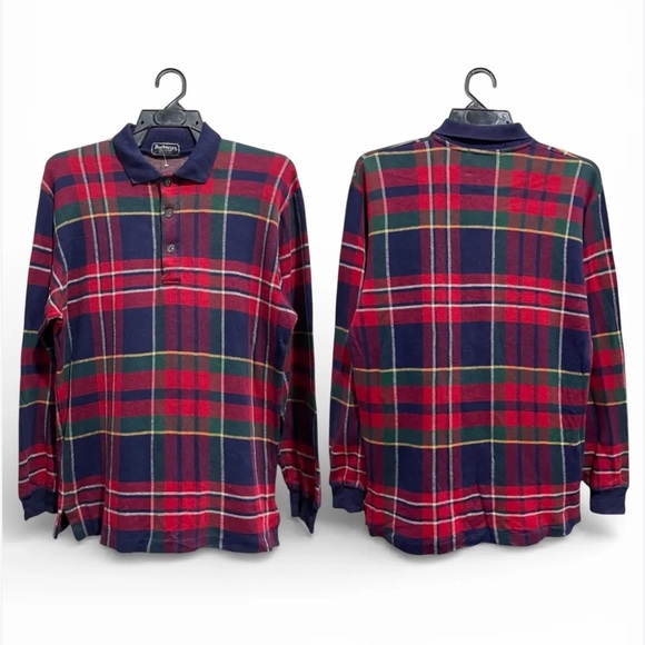 Burberry Other - Burberry Red and Navy Plaid Shirt